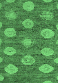 Abstract Emerald Green Modern Rug, abs5224emgrn