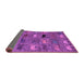 Sideview of Abstract Purple Modern Rug, abs5225pur