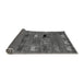 Sideview of Abstract Gray Modern Rug, abs5225gry