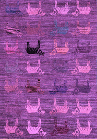 Abstract Purple Modern Rug, abs5225pur