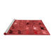 Modern Red Washable Rugs