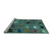 Sideview of Machine Washable Abstract Light Blue Modern Rug, wshabs5226lblu