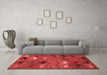 Modern Red Washable Rugs