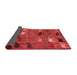 Abstract Red Modern Area Rugs