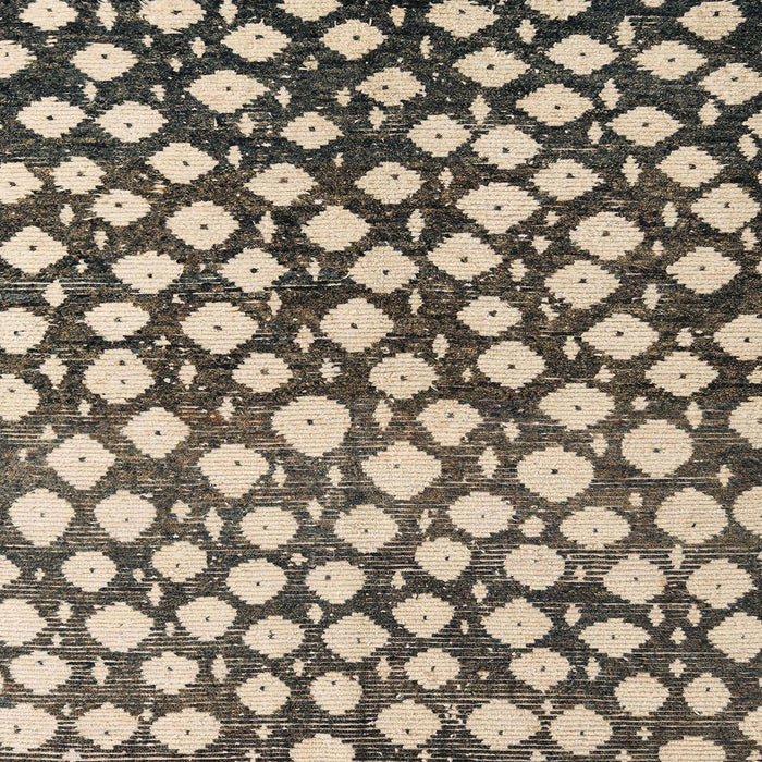 Square Machine Washable Abstract Brown Rug, wshabs5228