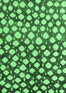 Abstract Emerald Green Modern Rug, abs5228emgrn