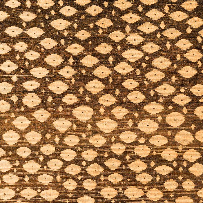 Square Abstract Orange Modern Rug, abs5228org