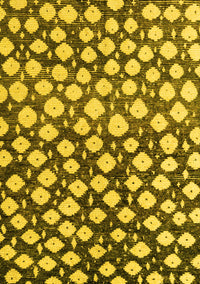 Abstract Yellow Modern Rug, abs5228yw