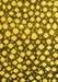 Abstract Yellow Modern Rug, abs5228yw