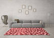 Modern Red Washable Rugs