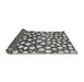 Sideview of Abstract Gray Modern Rug, abs5228gry