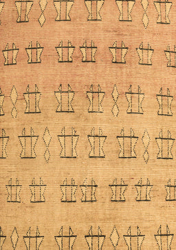 Abstract Brown Modern Rug, abs5229brn