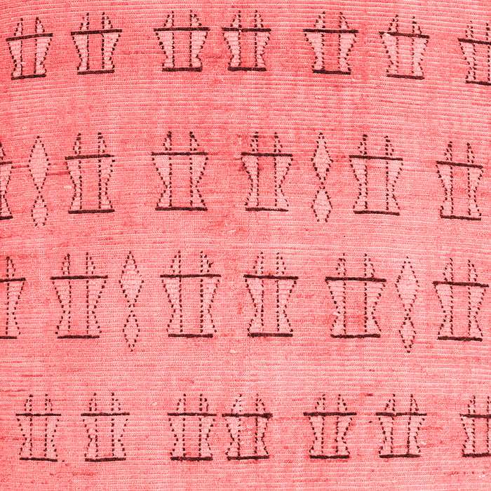 Abstract Red Modern Area Rugs