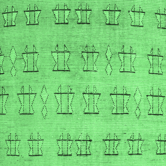 Abstract Emerald Green Modern Rug, abs5229emgrn