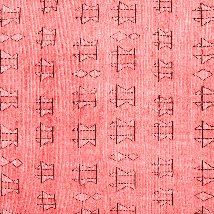 Machine Washable Abstract Red Modern Rug, wshabs5229red