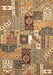 Southwestern Brown Country Rug, abs522brn