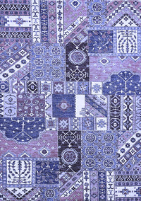 Southwestern Blue Country Rug, abs522blu