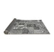 Sideview of Southwestern Gray Country Rug, abs522gry