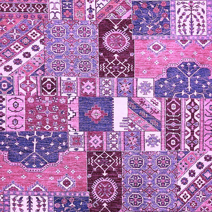 Machine Washable Southwestern Purple Country Area Rugs, wshabs522pur