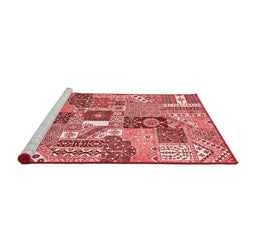 Country Red Washable Rugs