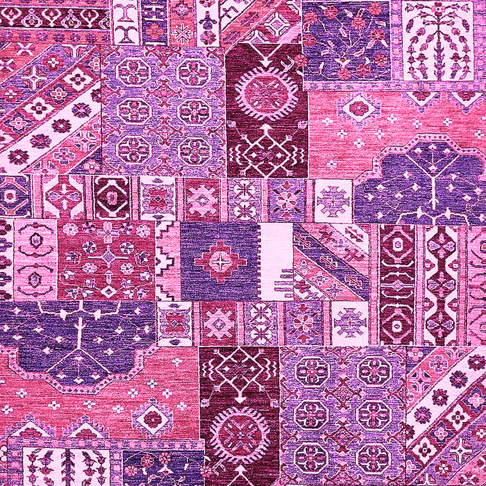 Machine Washable Southwestern Pink Country Rug, wshabs522pnk
