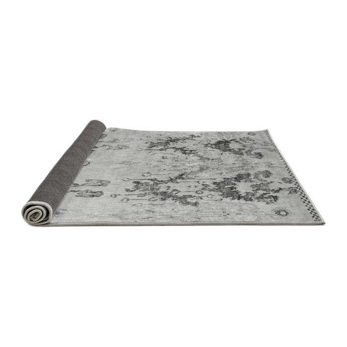 Sideview of Abstract Gray Modern Rug, abs5230gry