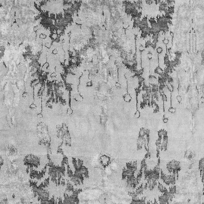 Machine Washable Abstract Gray Modern Rug, wshabs5230gry