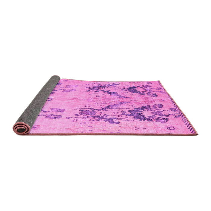 Sideview of Abstract Pink Modern Rug, abs5230pnk