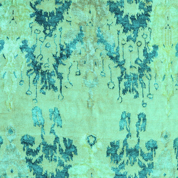 Abstract Turquoise Modern Rug, abs5230turq
