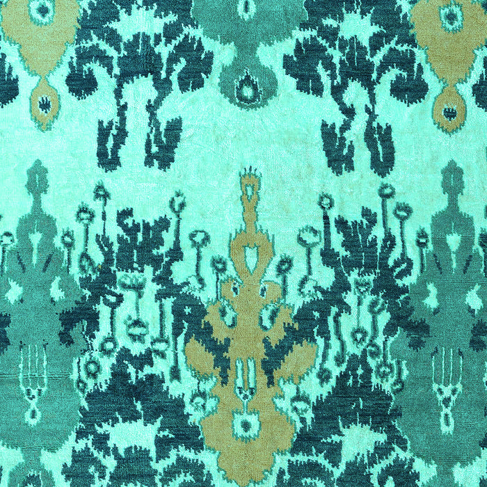 Abstract Turquoise Modern Rug, abs5231turq