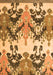 Abstract Orange Modern Rug, abs5231org