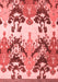 Abstract Red Modern Area Rugs