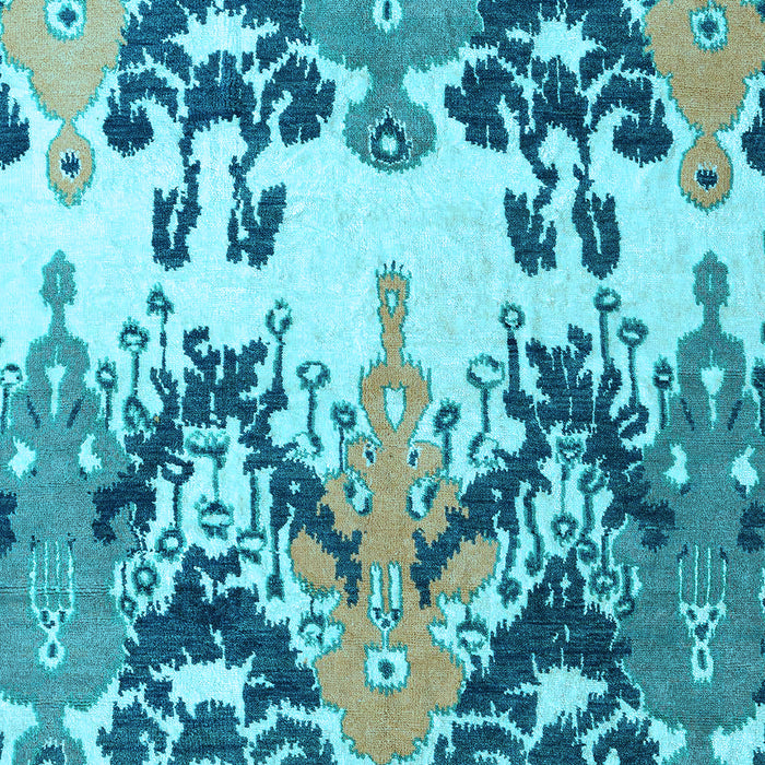 Machine Washable Abstract Light Blue Modern Rug, wshabs5231lblu