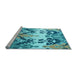 Sideview of Machine Washable Abstract Light Blue Modern Rug, wshabs5231lblu