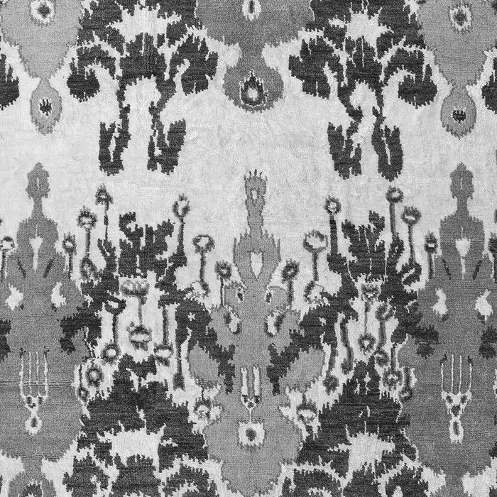 Machine Washable Abstract Gray Modern Rug, wshabs5231gry