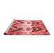 Modern Red Washable Rugs