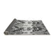 Sideview of Abstract Gray Modern Rug, abs5231gry