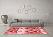 Modern Red Washable Rugs