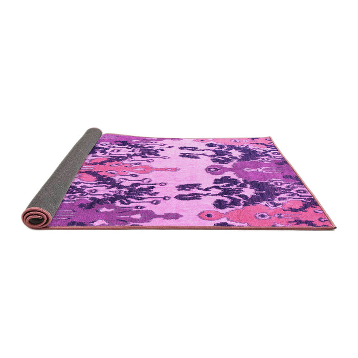 Sideview of Abstract Pink Modern Rug, abs5231pnk