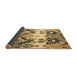 Sideview of Abstract Brown Modern Rug, abs5231brn