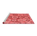 Country Red Washable Rugs