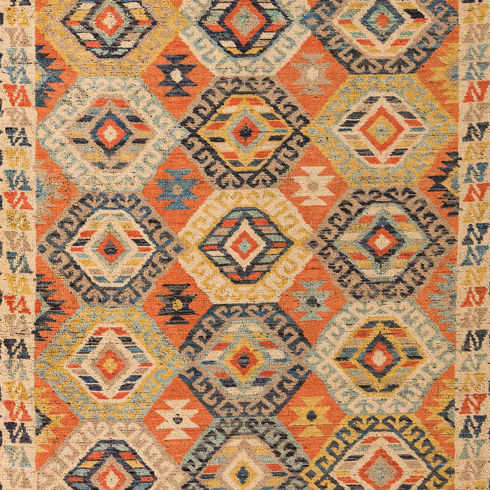 Abstract Red Southwestern Rug, abs5232