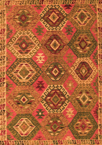 Southwestern Orange Country Rug, abs5233org