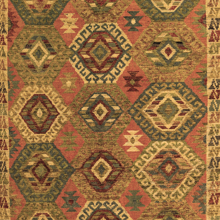 Southwestern Brown Country Rug, abs5233brn