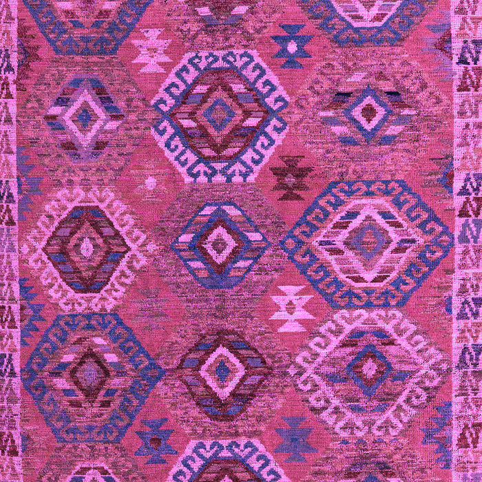 Machine Washable Southwestern Purple Country Area Rugs, wshabs5233pur