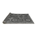 Sideview of Southwestern Gray Country Rug, abs5233gry