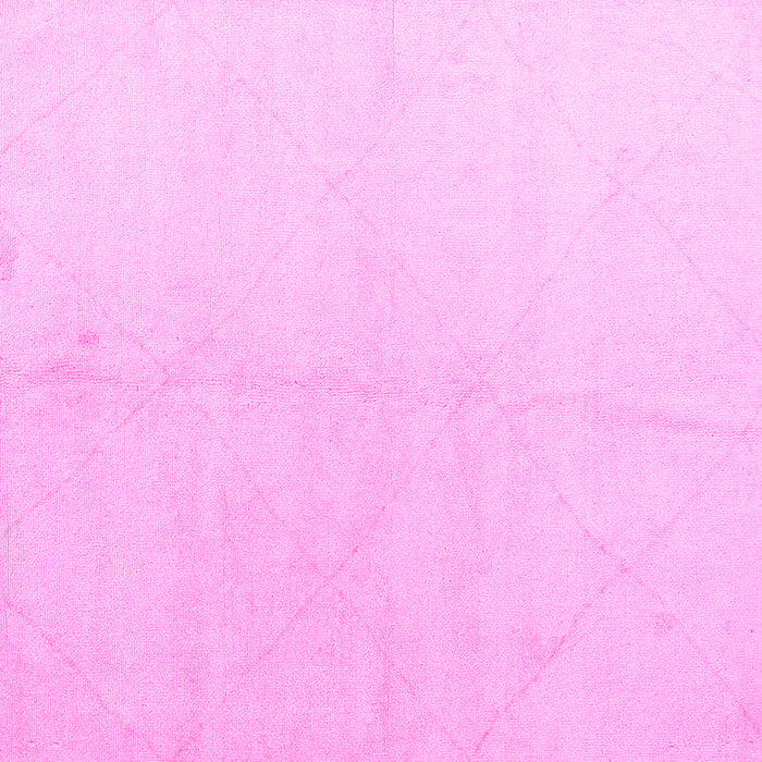 Square Solid Pink Modern Rug, abs5234pnk