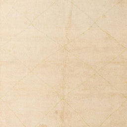 Square Machine Washable Abstract Yellow Rug, wshabs5234