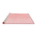 Modern Red Washable Rugs