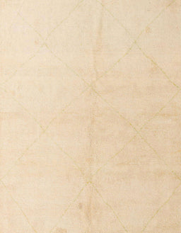 Machine Washable Abstract Yellow Rug, wshabs5234